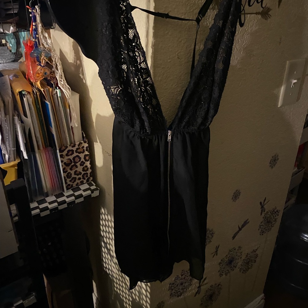 Very sexy black lace top